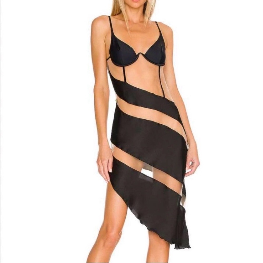 NWT God Save Queens Scarlett Dress - Black - Size XS